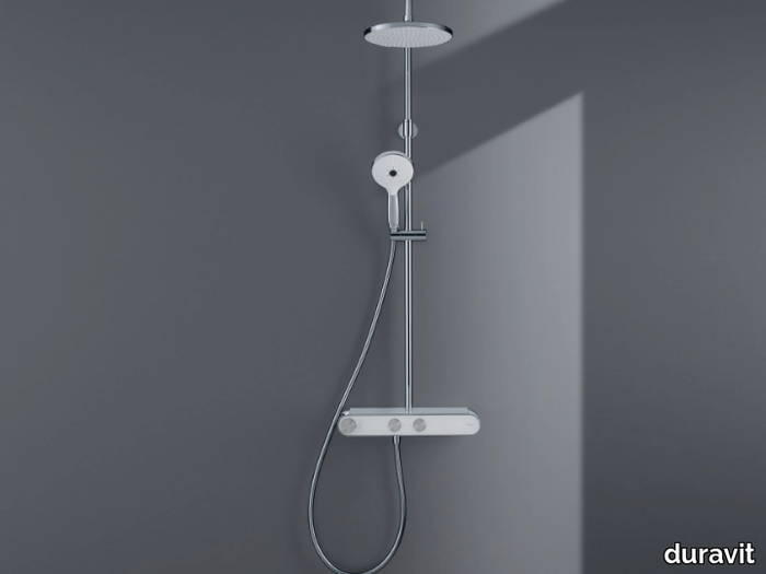 SHOWER SYSTEM SHELF 1050 - Wall-mounted shower panel _ Duravit