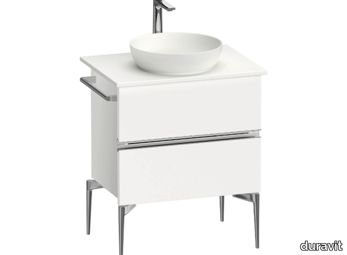 SIVIDA - Floorstanding bathroom cabinet with drawers _ Duravit