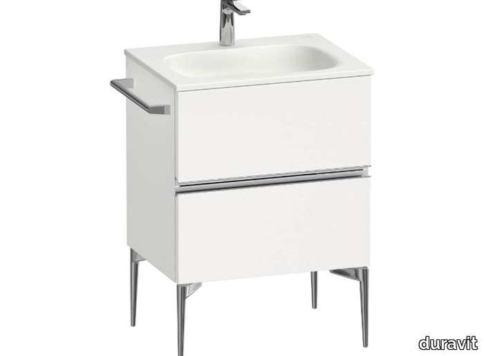 SIVIDA - Floorstanding bathroom cabinet with drawers _ Duravit