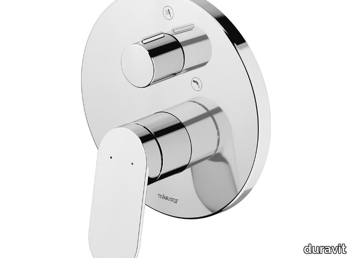 WAVE - Single handle Recessed bathtub mixer _ Duravit