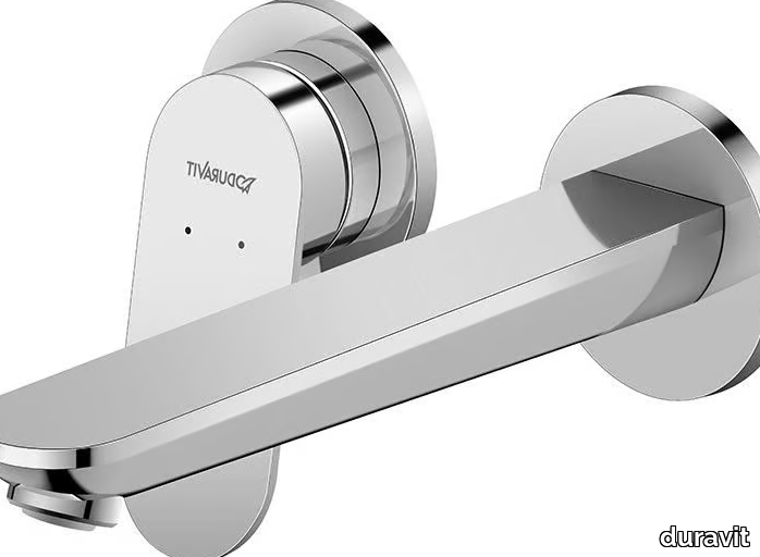 WAVE - Single handle wall-mounted washbasin tap _ Duravit