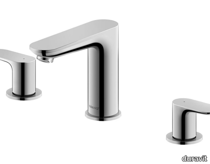 WAVE - 3 hole countertop washbasin tap _ Duravit