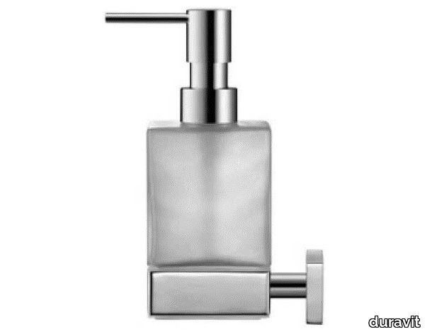 KARREE - Wall-mounted glass Bathroom soap dispenser _ Duravit