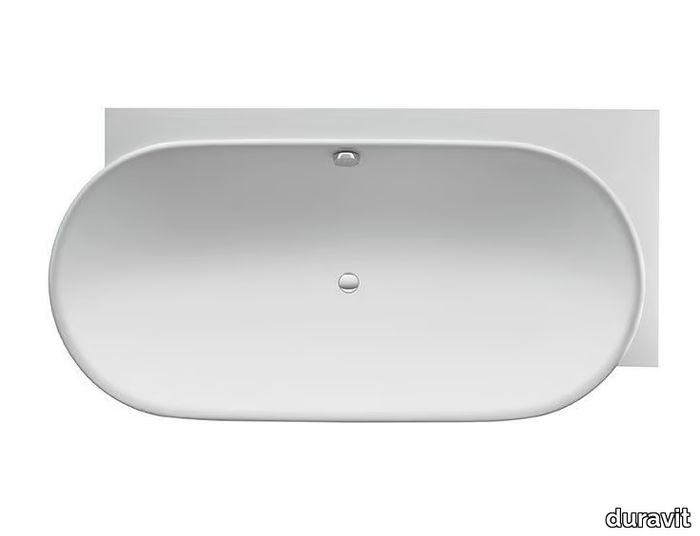 LUV - Corner oval bathtub _ Duravit