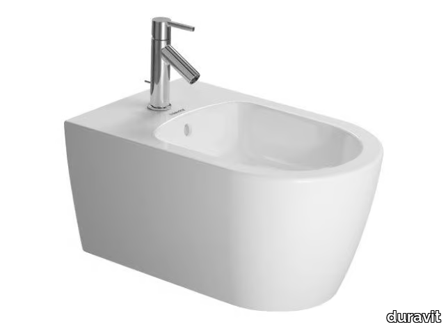 ME - Wall-hung ceramic bidet _ Duravit