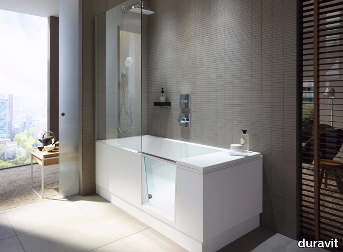 SHOWER + BATH - Bathtub with shower _ Duravit