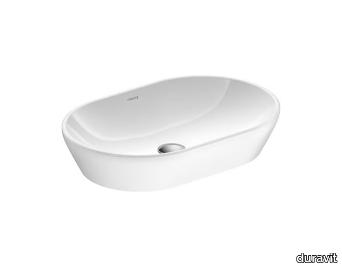 D-NEO - Countertop oval ceramic washbasin _ Duravit