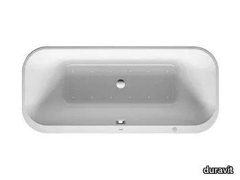 HAPPY D.2 - Hydromassage freestanding acrylic bathtub _ Duravit