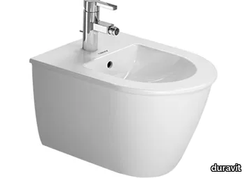 DARLING NEW - Wall-hung compact ceramic bidet _ Duravit