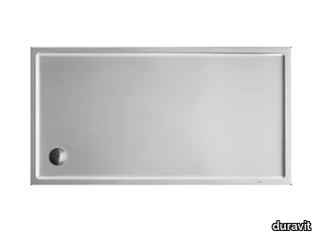 STARCK - Rectangular acrylic shower tray _ Duravit