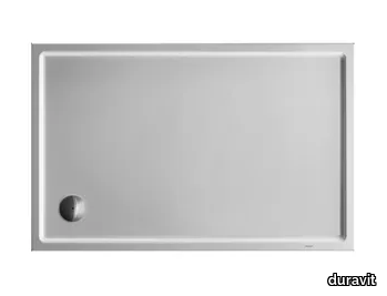 STARCK - Rectangular acrylic shower tray _ Duravit