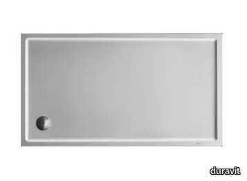 STARCK - Rectangular acrylic shower tray _ Duravit