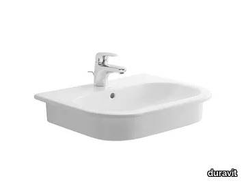 D-CODE - Inset ceramic washbasin _ Duravit