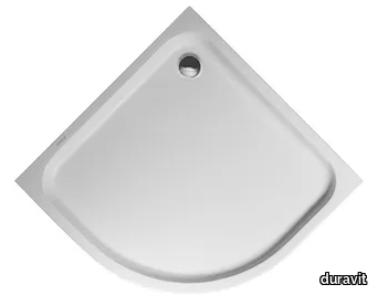 D-CODE - Corner acrylic shower tray _ Duravit