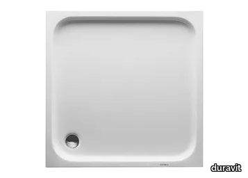 D-CODE - Square acrylic shower tray _ Duravit