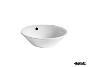 STARCK 1 - Countertop ceramic washbasin _ Duravit