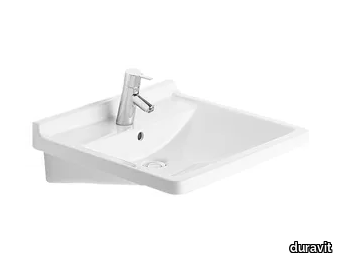 STARCK 3 - Ceramic washbasin for disabled _ Duravit