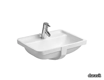 STARCK 3 - Undermount ceramic washbasin _ Duravit