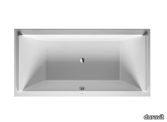 STARCK - Rectangular acrylic bathtub _ Duravit