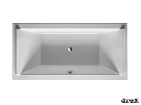 STARCK - Rectangular acrylic bathtub _ Duravit