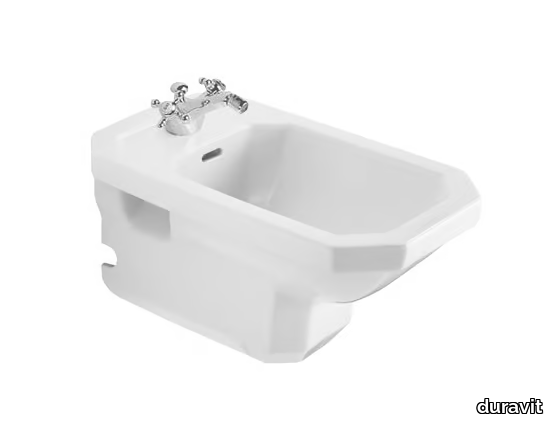 1930 - Wall-hung ceramic bidet _ Duravit