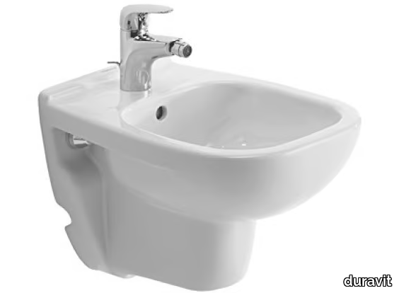 D-CODE - Wall-hung compact ceramic bidet _ Duravit