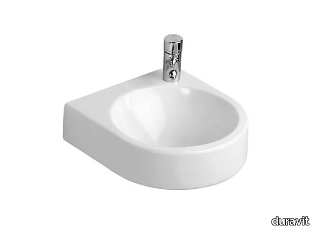 ARCHITEC - Ceramic handrinse basin round _ Duravit