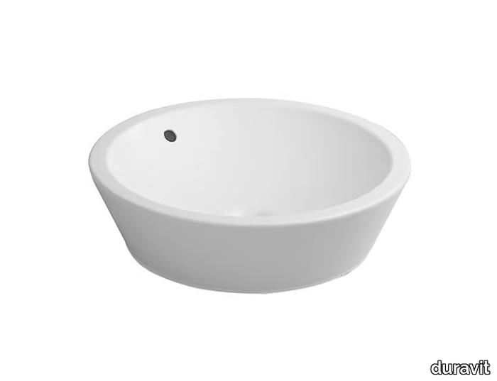 STARCK 1 - Countertop ceramic washbasin _ Duravit