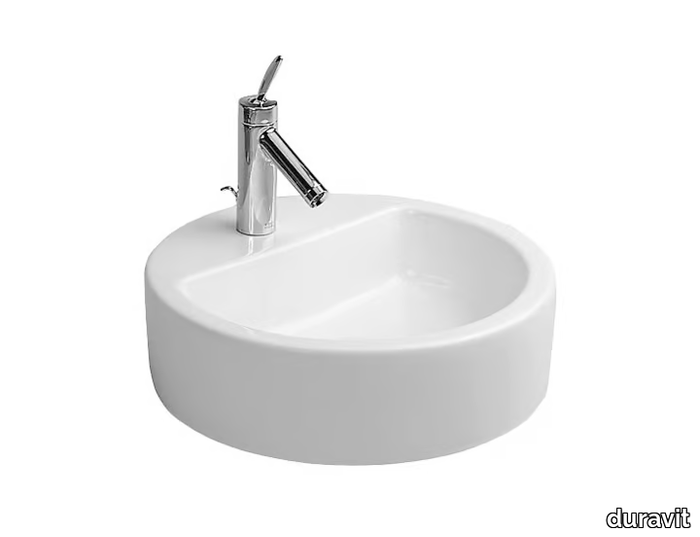 STARCK 1 - Countertop ceramic washbasin _ Duravit