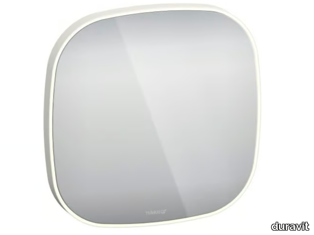 ZENCHA - Wall-mounted bathroom mirror with integrated lighting _ Duravit