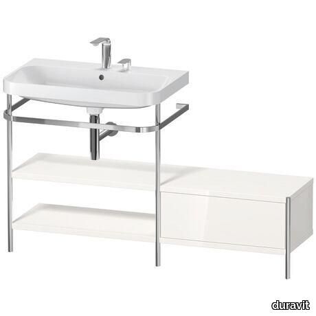 Happy D.2 Plus c-shaped Set with metal console and drawer