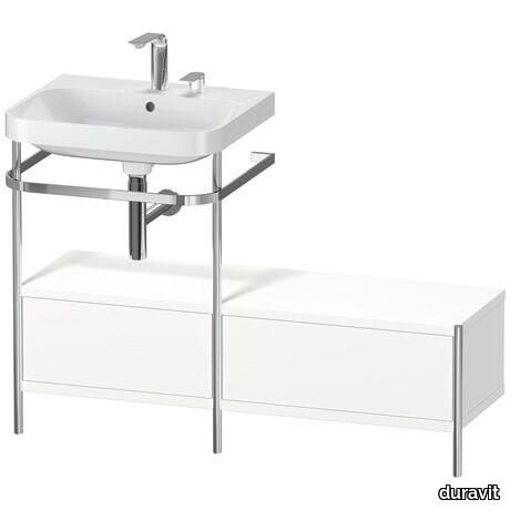 Happy D.2 Plus c-shaped Set with metal console and drawer