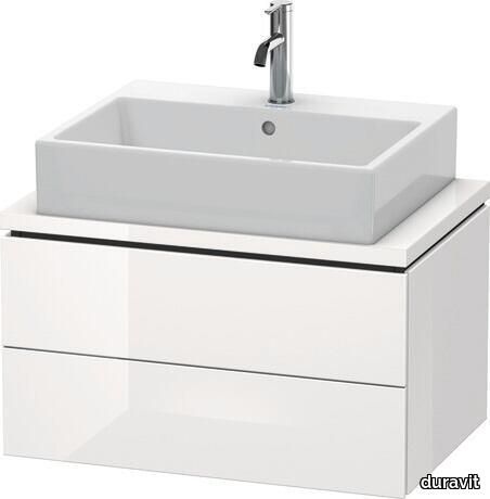 L-Cube Console vanity unit wall-mounted