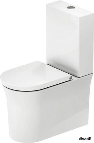 White Tulip Toilet close-coupled