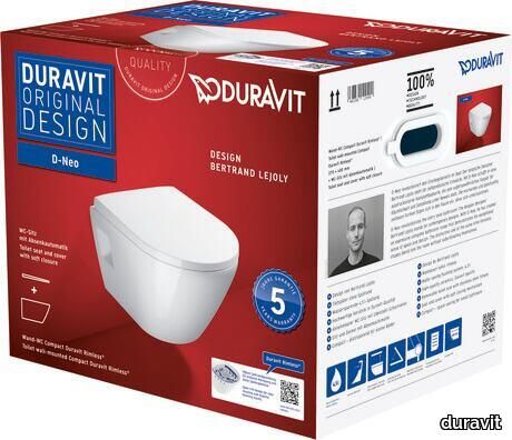 D-Neo Toilet set wall-mounted Compact