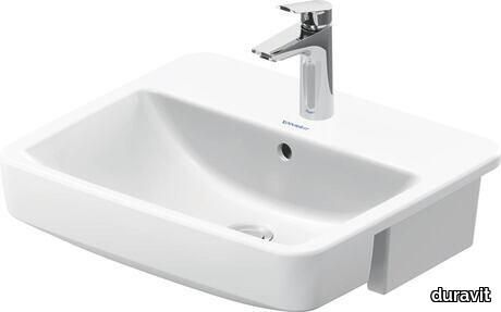 Duravit No.1 Semi-recessed washbasin