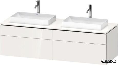 L-Cube Console vanity unit wall-mounted