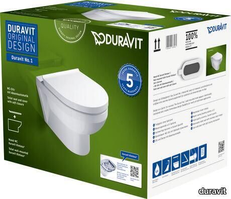 Duravit No.1 Toilet set wall-mounted Compact