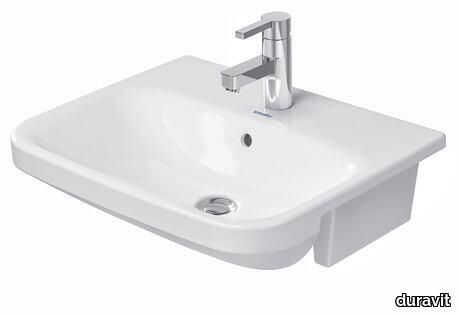 DuraStyle Semi-recessed washbasin