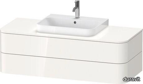 Happy D.2 Plus Console vanity unit wall-mounted