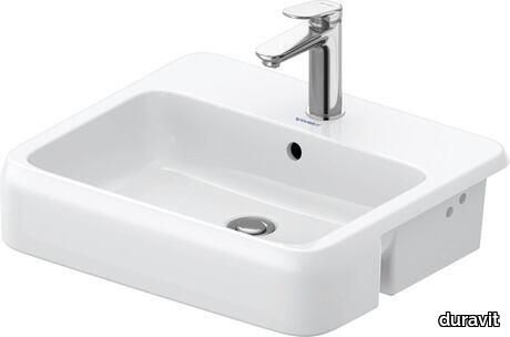 Qatego Semi-recessed washbasin