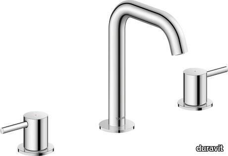 Circle 3 Hole basin mixer