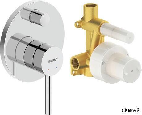 Circle Single lever bathtub mixer for concealed installation