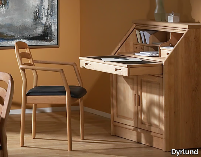 1152M - Wooden secretary desk _ Dyrlund