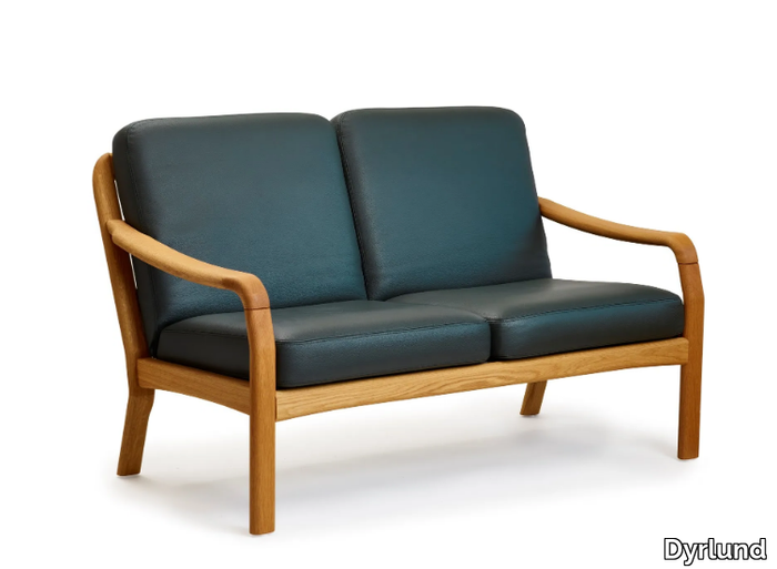 1260 - 2 seater wooden sofa _ Dyrlund