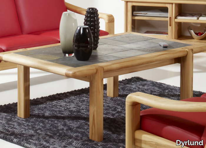 1511A - Rectangular wooden coffee table _ Dyrlund