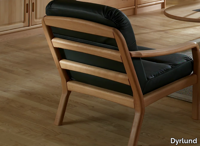 1250 - Upholstered easy chair with armrests _ Dyrlund