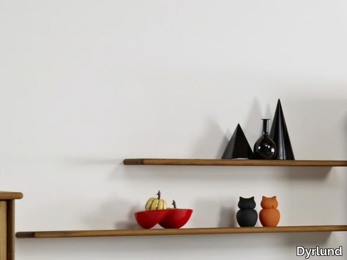 1176 - Wooden wall shelf _ Dyrlund