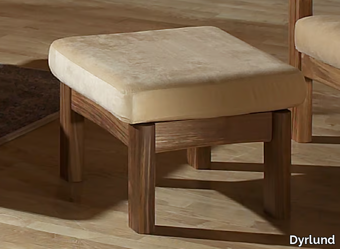 1240FS - Wooden footstool _ Dyrlund