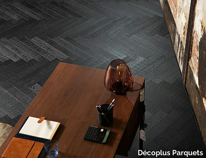 BÂTON ROMPU NOIR INTENSE - Solid wood parquet _ Décoplus Parquets